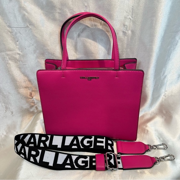 KARL LAGERFELD NWT CROSSBODY/TOTE - Picture 7 of 15